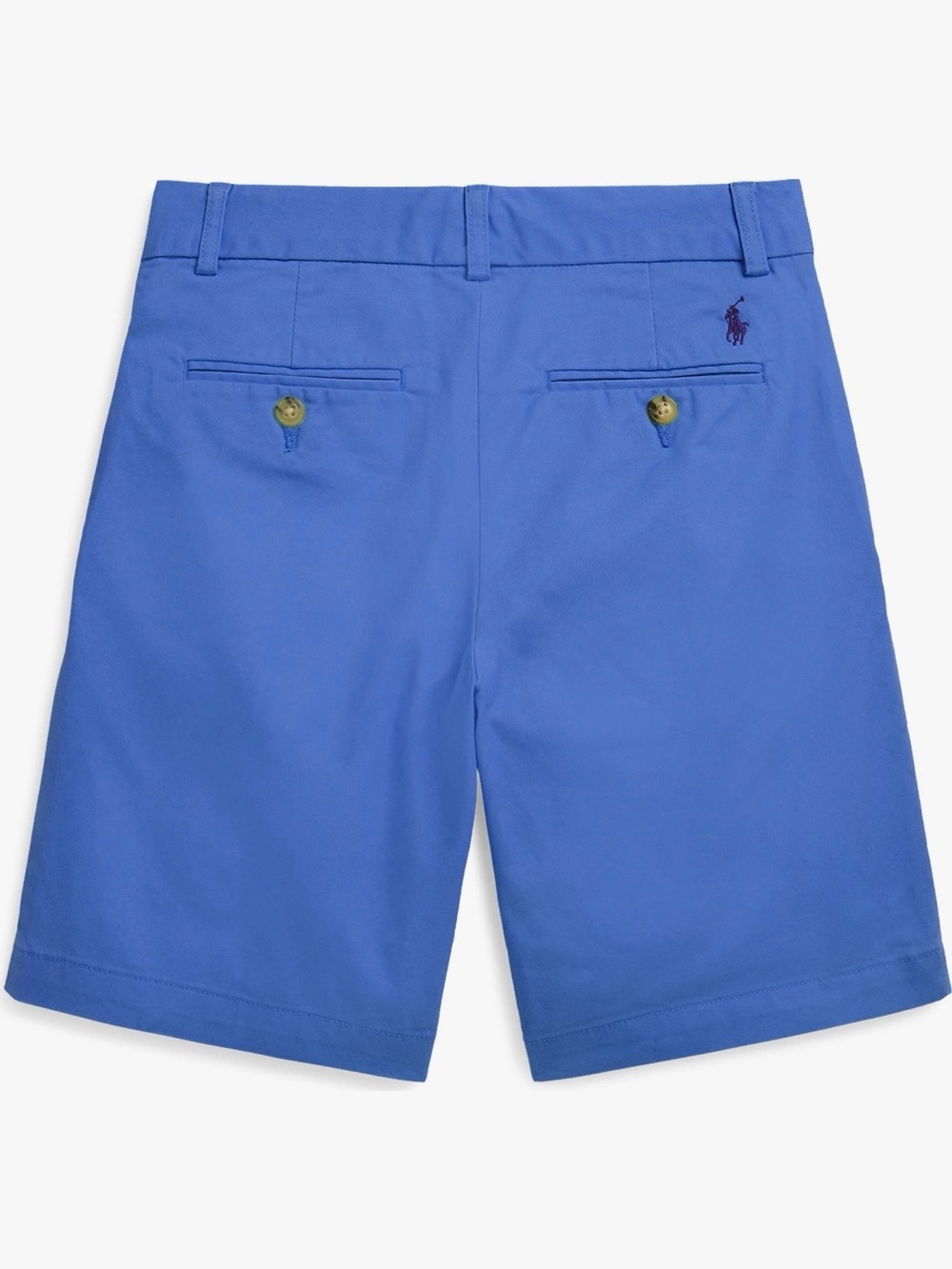 NWT Polo Ralph Lauren Boys Preppy Stretch Twill Chino Shorts Blue 12